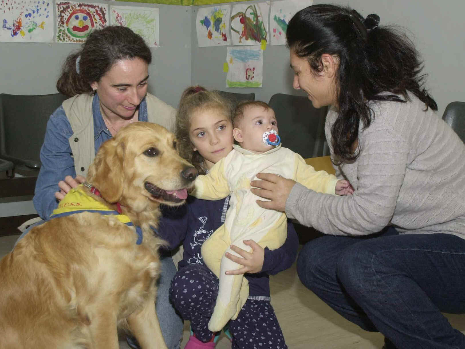 Ospedale G.B. Grassi - Sabrina in coppia con Blondy
