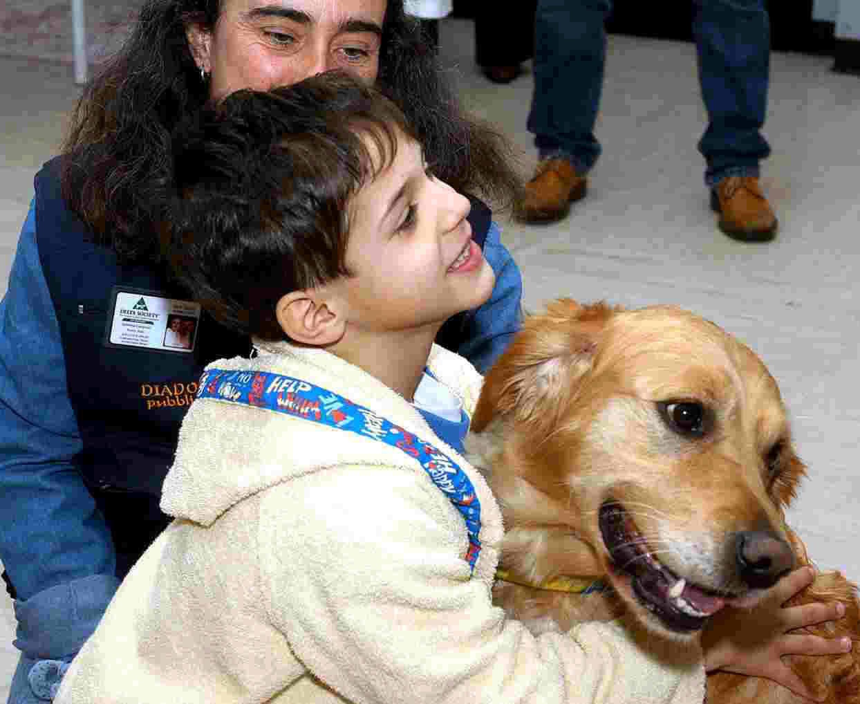 Ospedale G.B. Grassi - Sabrina in coppia con Blondy